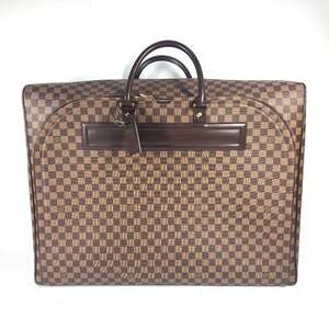 LOUIS VUITTON Authentic Brown Damier Canvas Boston Bag